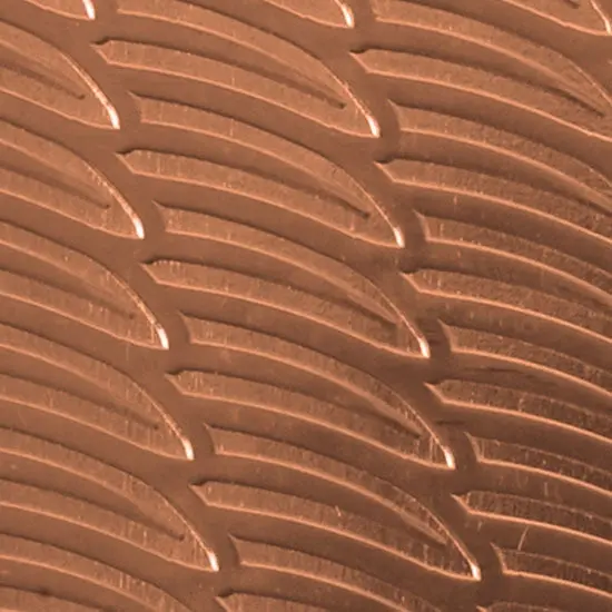 Textured Copper Sheet – Going Bananas Design, 20-Gauge 1