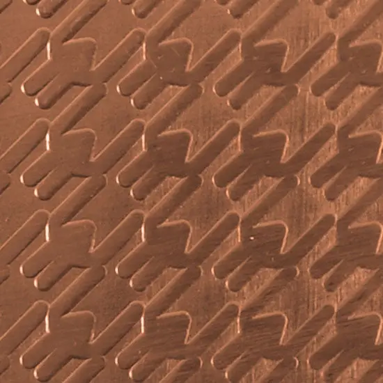 Textured Copper Sheet – Many Antenny Pattern, 20-Gauge 1