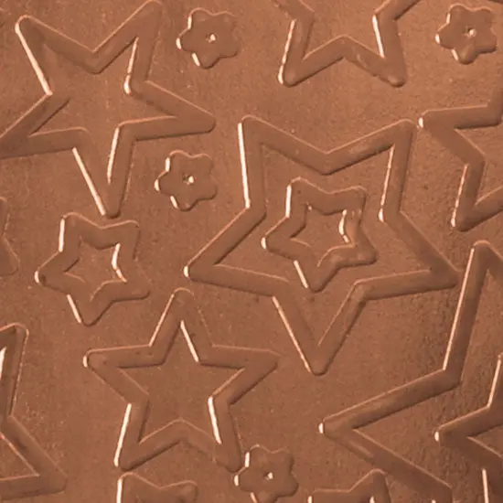Textured Copper Sheet – Star Struck Design, 24-Gauge 1