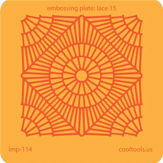 Textured Lace Embossing Plate For Pmc And Sheet Metal #15 1