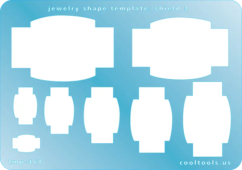 Three-Point Shield Jewelry Template – Simplified Armor Motif For Dainty Designs 1