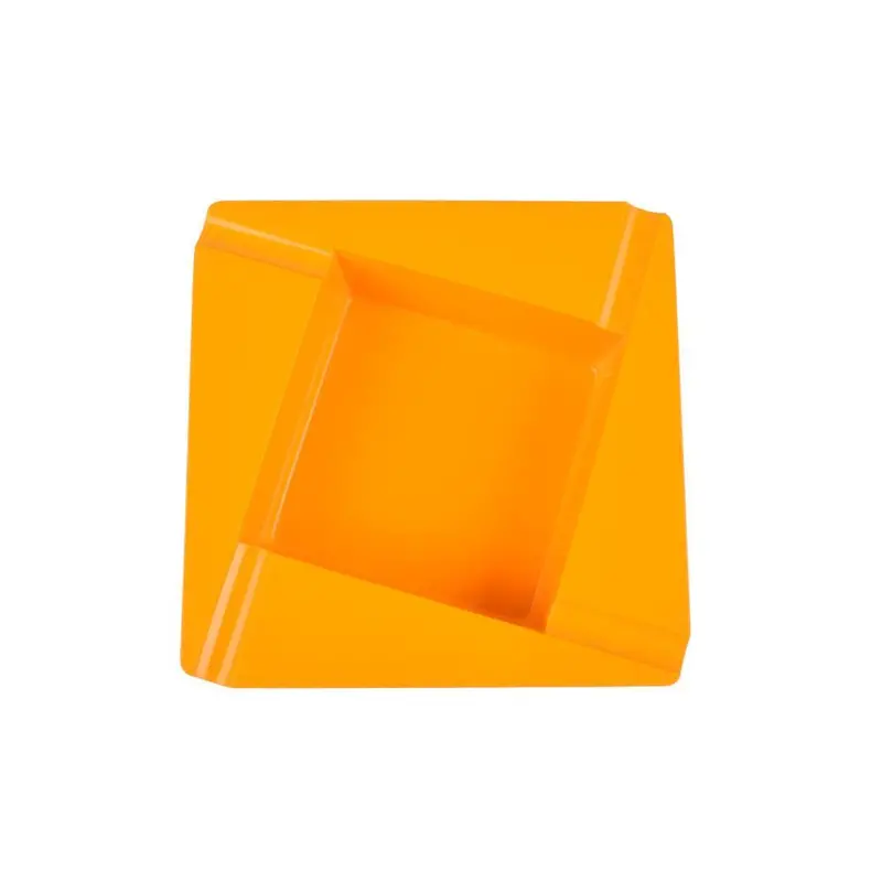 Tiachiv Square Plastic Ashtray For Four Guests – Durable & Stackable 1