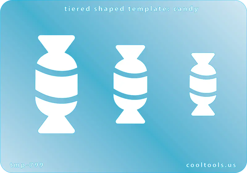 Tiered Candy-Shaped Template 1