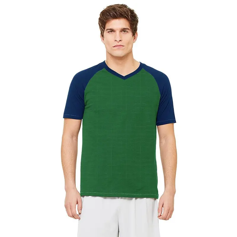 Tlnt Weidatal Men’S Sporty V-Neck T-Shirt – Breathable Performance Wear 1