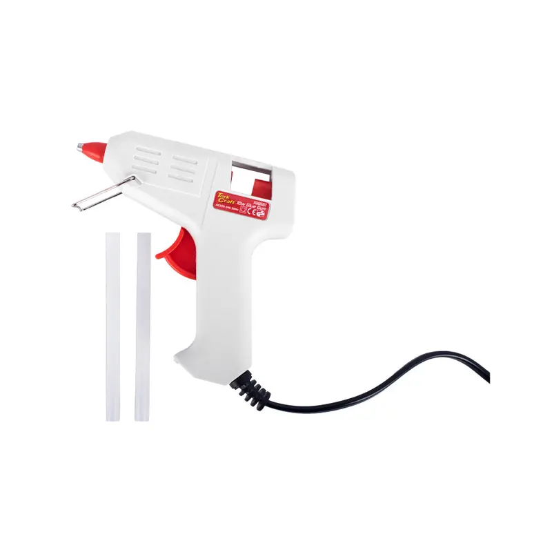 Tork Craft 10 W Precision Glue Gun – 220 V, 7 Mm, 6–8 Gauge, Low-Heat Application (7 Min Pre-Heat) 1