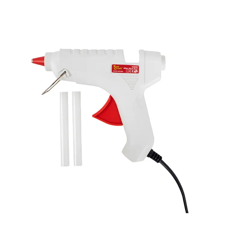 Tork Craft 40 W Standard Glue Gun – 220 V, 11 Mm, 8–12 Gauge, Quick Pre-Heat (5 Min) 1