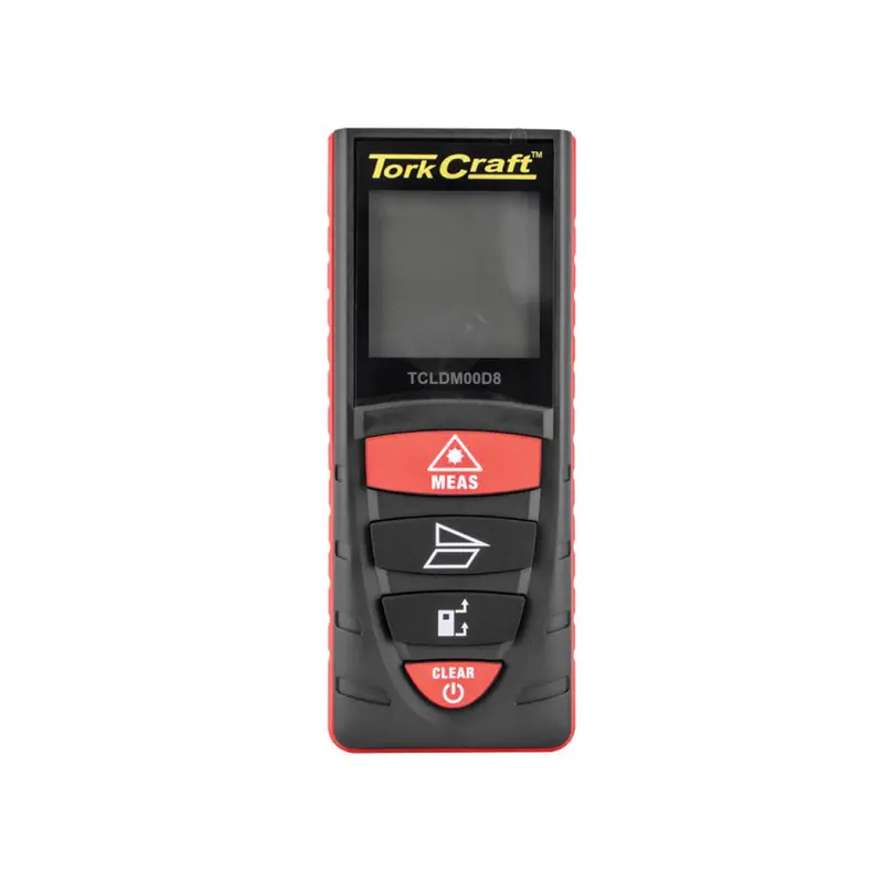 Tork Craft Compact Laser Distance Meter – 0.2–40 M Range With Min/Max Functions And Aaa Batteries 1