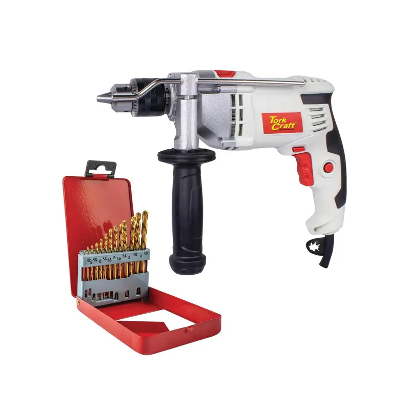 Tork Craft Improved Drill Tcid0850 With Nr02013 Accessory Set 1