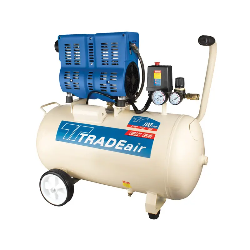 Tradeair 550W Oil-Free 24L Direct-Drive Air Compressor 1