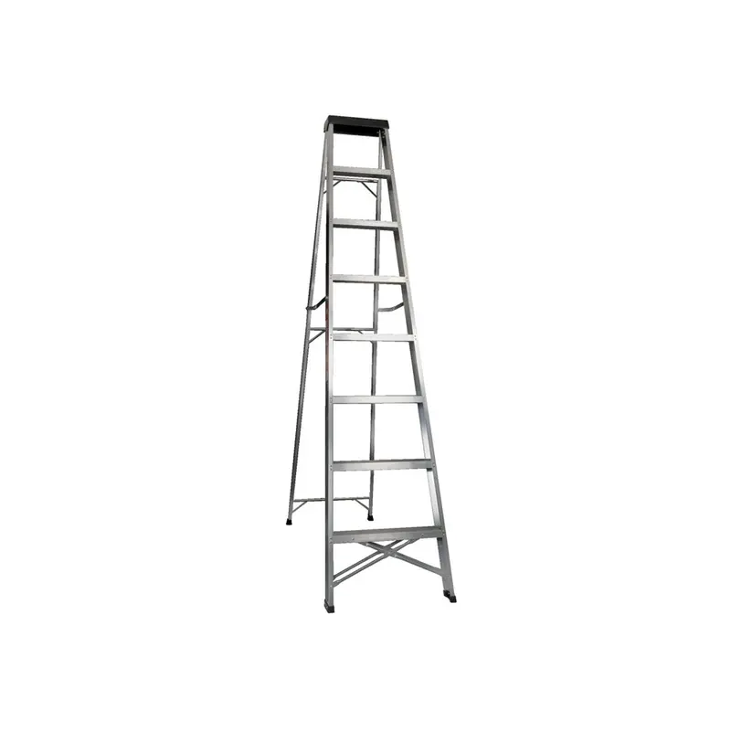 Tradequip 8-Step Aluminum Extension Ladder In Black 1