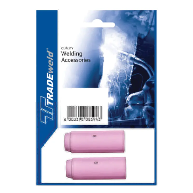 Tradeweld Tig Ceramic Nozzle #8 (10N46), Pack Of 3 1