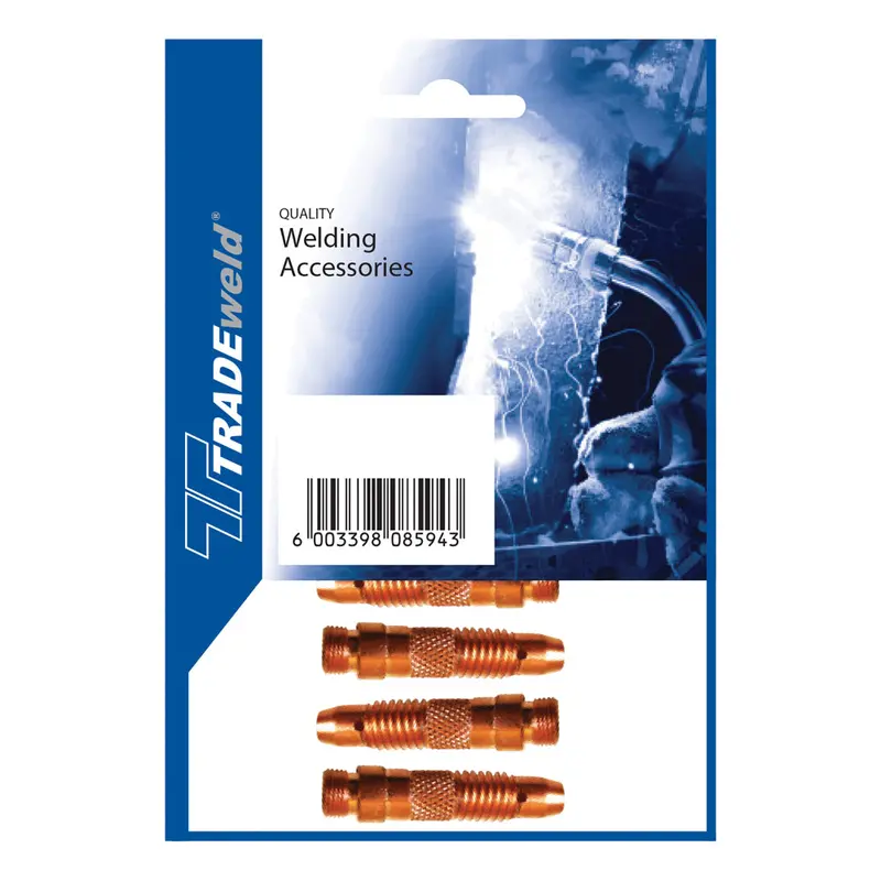 Tradeweld Tig Collet Body For 3.2Mm Electrodes, Pack Of 5 1