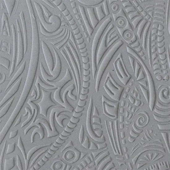 Tribal Zen Multi-Tangle Mega Texture Tile With Intricate Geometric Layout 1
