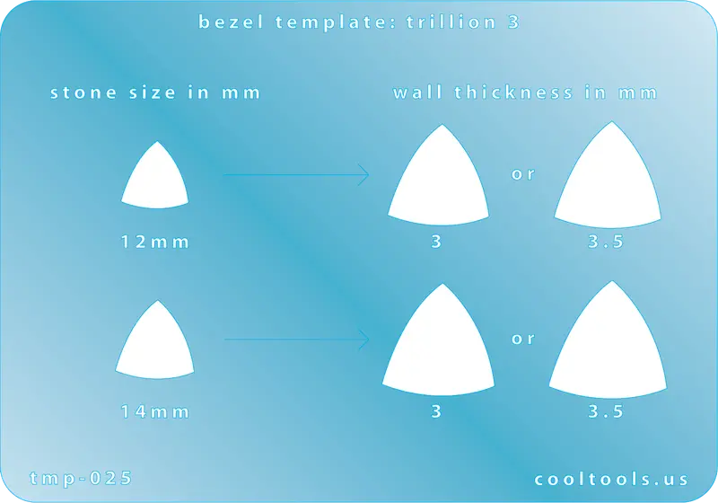 Trillion Bezel Template – Version 3 (Precision Fit) 1