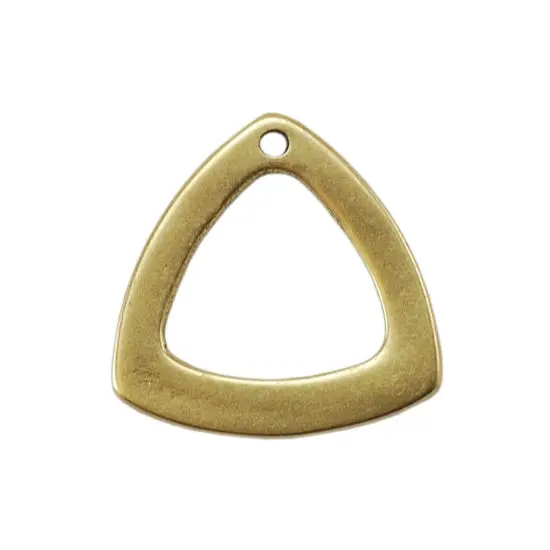 Trillion-Cut Bronze Charm – 12Mm (Single Piece) 1
