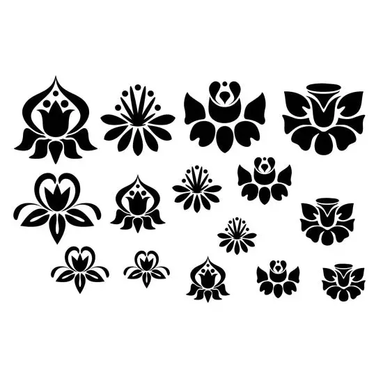 Tulips Jewelry Stamp Set – Design #1 1