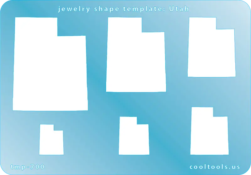 Utah State Shape Jewelry Template 1