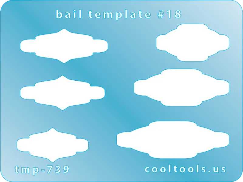 Versatile Bail Template #18 For Necklace Components 1