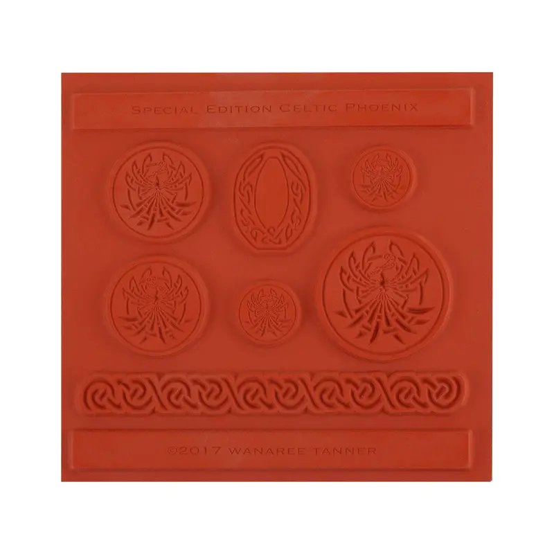 Wanaree Tanner Celtic Phoenix Texture Plate – Limited Edition 1