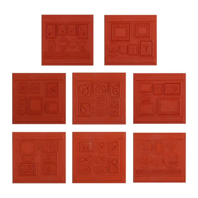 Wanaree Tanner Celtic Texture Plate Collection – Special Edition Set Of 8 1