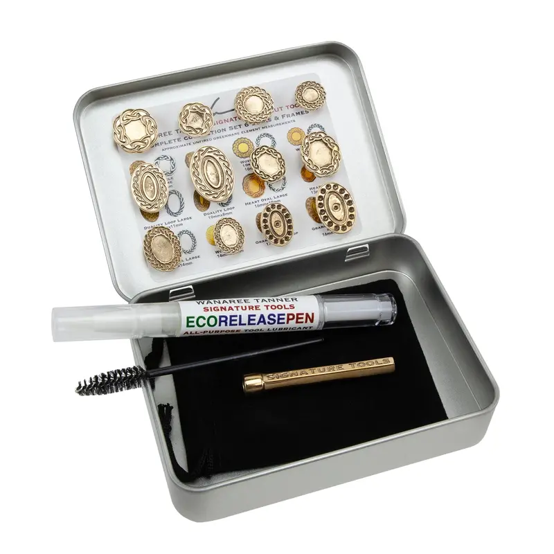 Wanaree Tanner Links & Frames Die Cut Set #6 – Multi-Design Jewelry Texture Kit 1
