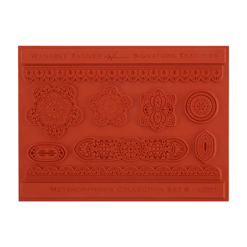 Wanaree Tanner Texture Plate – Metamorphosis Series: Set 6 (3 Plates) 1