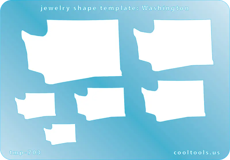 Washington State Outline Jewelry Template 1