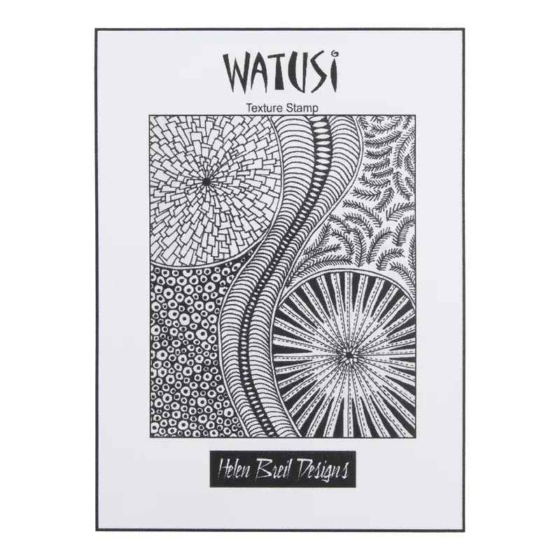 Watusi Texture Stamp By Helen Breil For Jewelry And Craft Work 1
