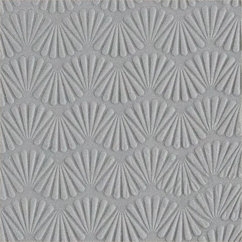 Waved Scallops Embossed Texture Tile 1
