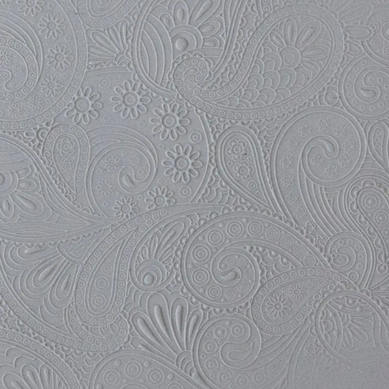 Waves Of Paisley Embossed Mega Texture Tile 1