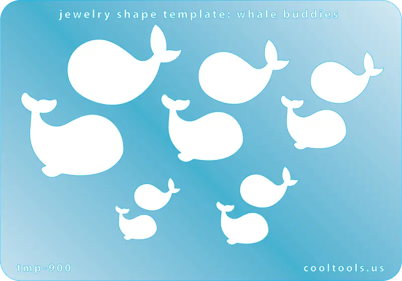 Whale Buddies Jewelry Template – Playful, Dual-Whale Design For Matching Or Stackable Pieces 1