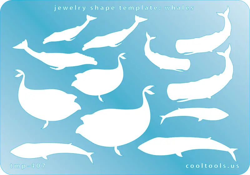 Whale Jewelry Template For Majestic Marine-Themed Pendants And Charms 1