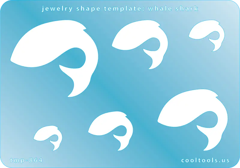 Whale Shark Jewelry Template – Gentle Giant Silhouette 1