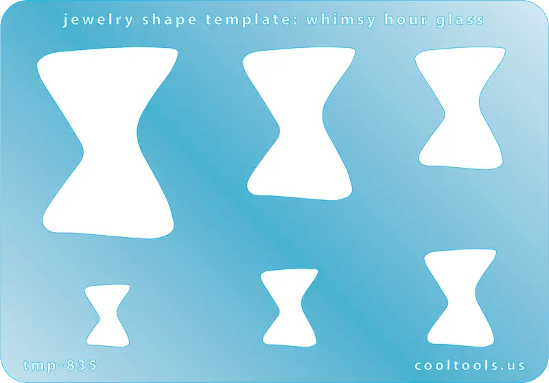 Whimsical Hourglass Jewelry Template – Playful Symmetry 1
