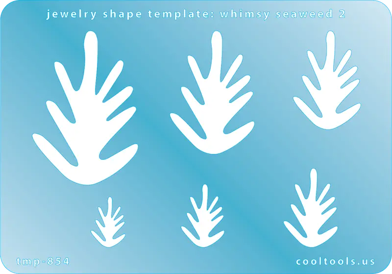 Whimsy Seaweed Jewelry Template – Flowing Marine Design 2 1