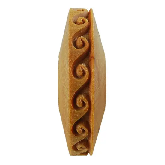 Wooden Finger Texture Roller – 8Mm Ocean Wave Design 1