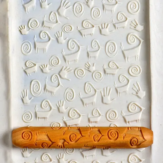 Wooden Hand Roller – Southwest Canyon Inspired 1