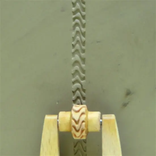 Wooden Mini Texture Roller – 5Mm Zebra Stripe Texture 1