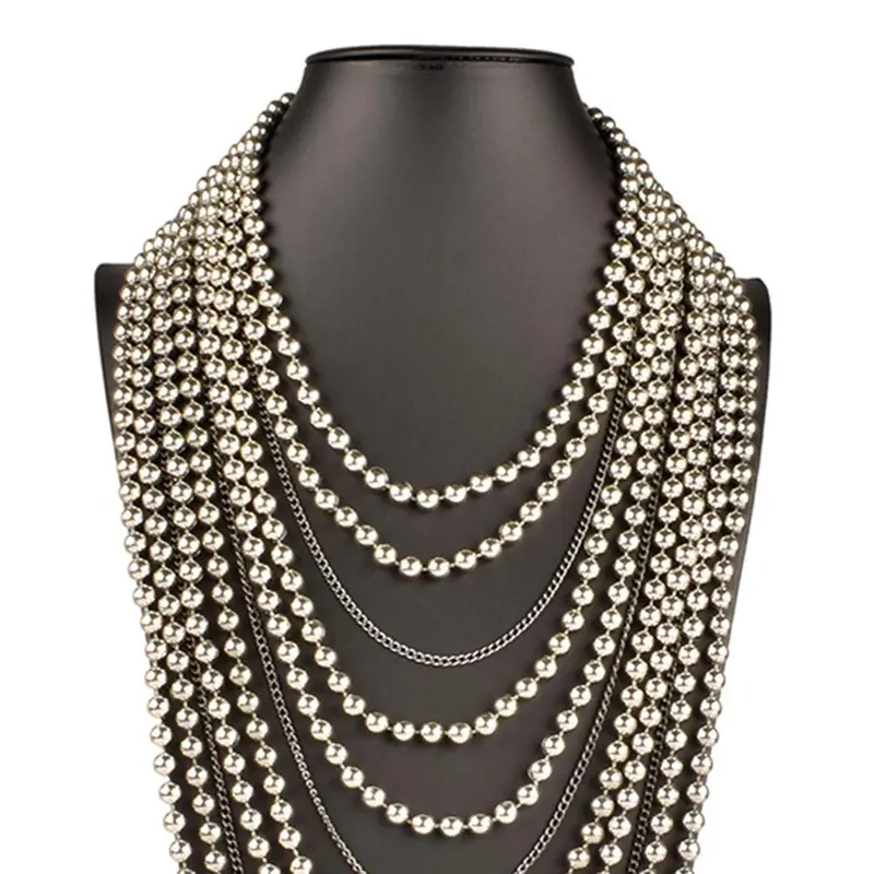 Wustrow Pearl Stone Layered Necklace For Women 1