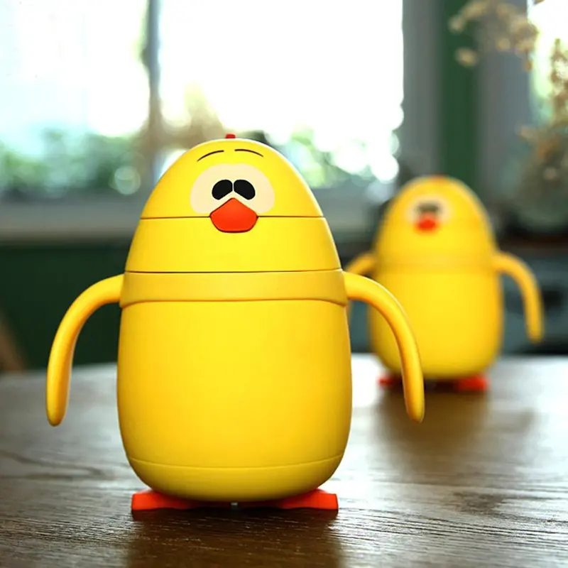Yfeiqu Cartoon Chicken Thermos Flask – Bpa-Free Vacuum Insulated 1