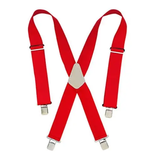 Clc 110Red 2" Wide Work Suspenders – High-Visibility Red 1