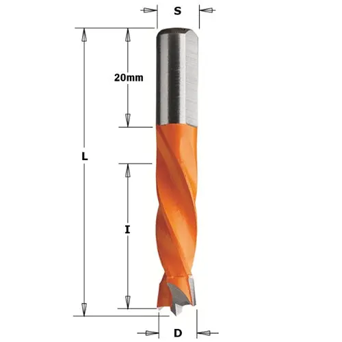Cmt 11Mm (7/16-Inch) Dowel Drill Bit – Single-Flute Design For Clean Hole Making 1