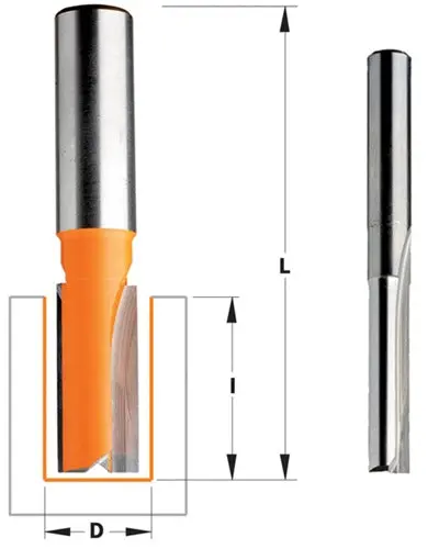 Cmt 811.785.11 Precision Straight Router Bit – Carbide-Tipped 1