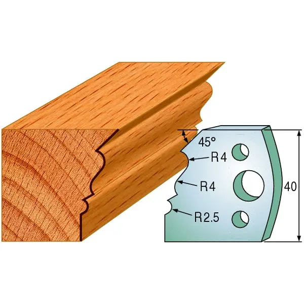 Cmt Shaper Knife Pair – Profiled Carbide Knives, Designed For Precision Woodworking Cutters 1