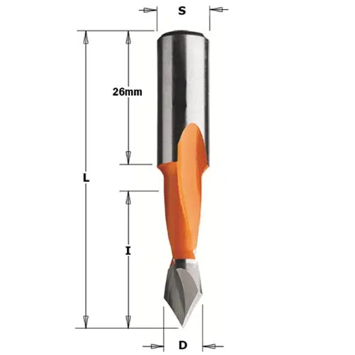 Cmt Solid Carbide Dowel Drill Bit – 5 Mm Diameter (Model 314.050.21) 1