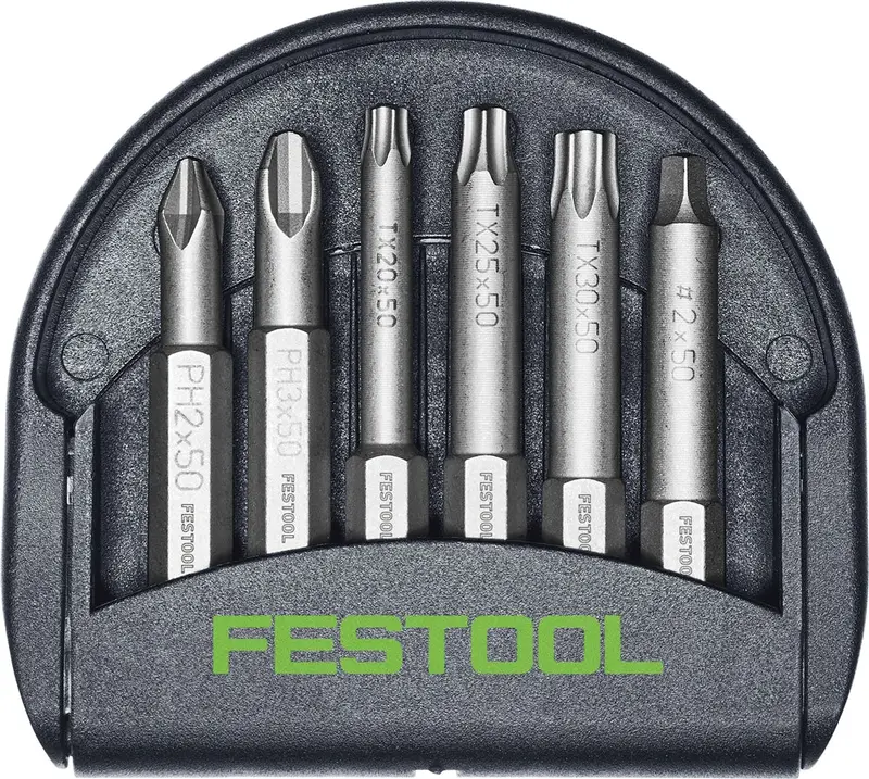 Festool 204386 Impact Bit Set – 6-Piece, High-Torque Driving System 1