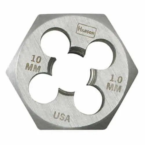 Irwin 10Mm × 1.25Mm Hex Die For Thread Repair And Fabrication 1