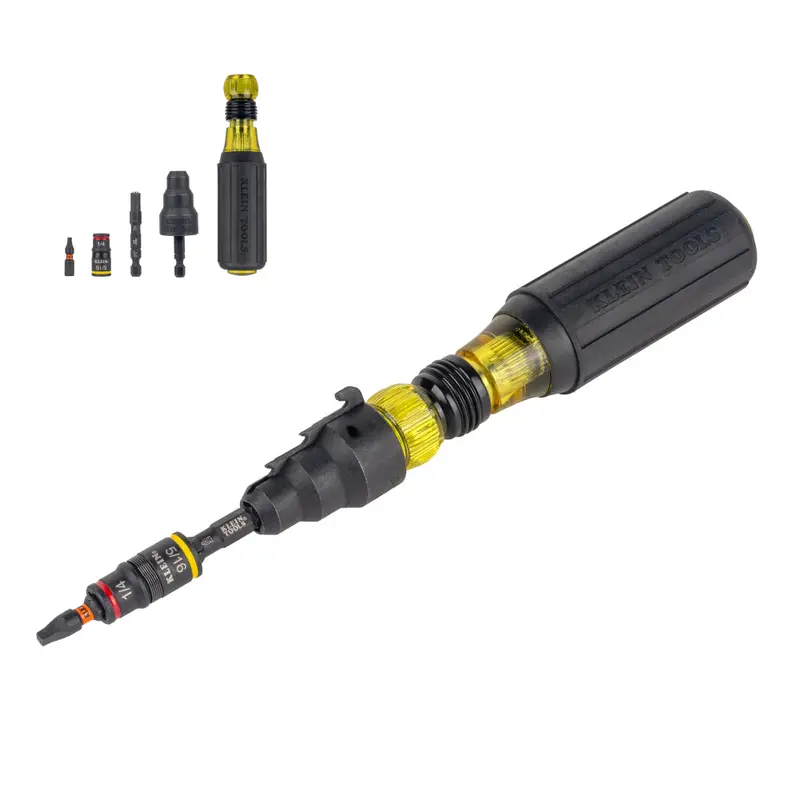 Klein 85191Hd Impact-Resistant Conduit Reamer & Flip Socket Driver 1