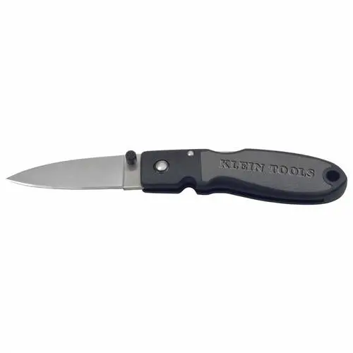Klein Tools 44002 Compact Lockback Knife – 2-3/8" Drop-Point Blade, Lightweight Design 1