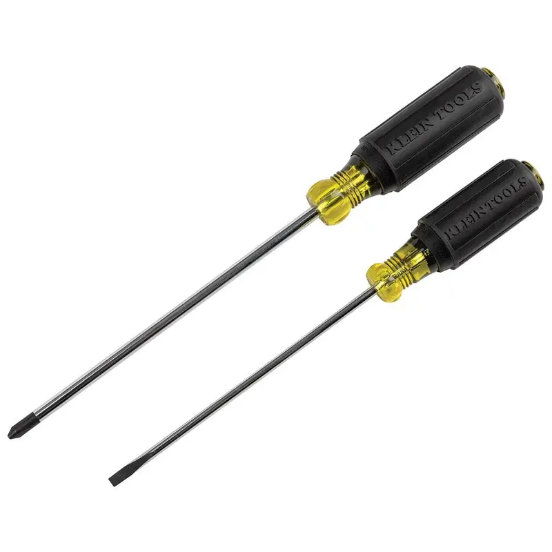 Klein Tools 85742 Precision Screwdriver Set — Includes #2 Phillips And 3/16" Slotted Tips 1